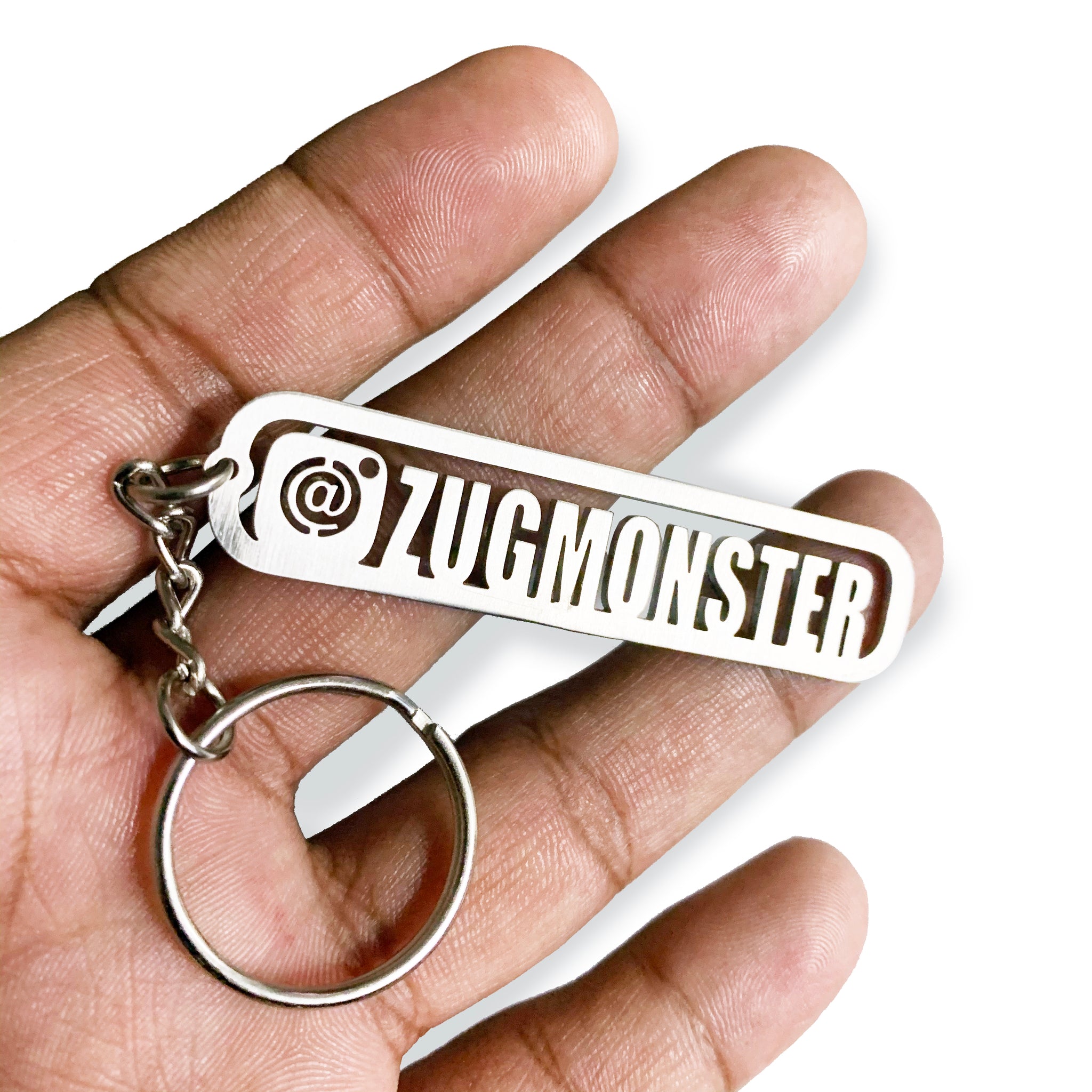 Download Instagram Handle Custom Keychain - ZUG MONSTER