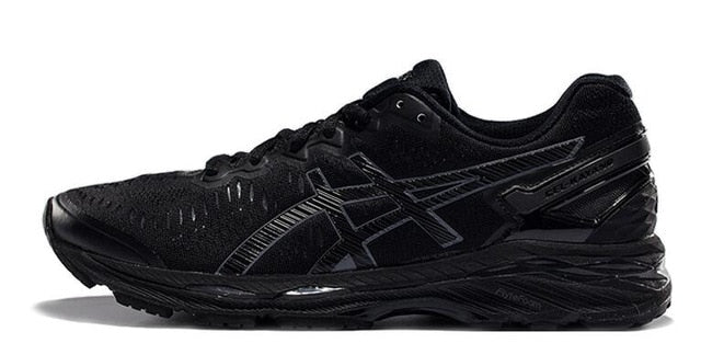 asics gel kayano 23 black silver