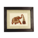 Wooden Carving Elephant Frame