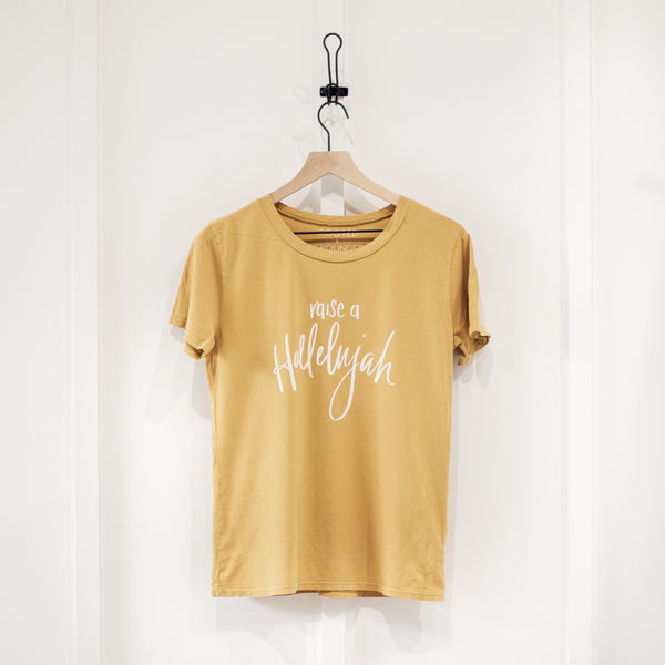 Download Raise a Hallelujah Tee / Hand Lettered Design