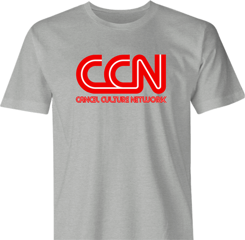 BigBadTees.com - CNN Logo Parody T-Shirt - Cancel Culture T-Shirt