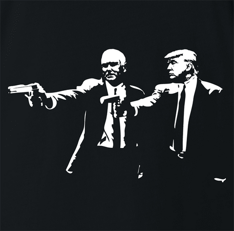 Trump Pence Pulp Fiction T-Shirt By BigBadTees.com