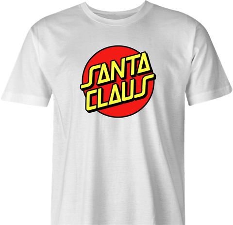 Santa Cruz Santa Claus Mashup Skateboarding T-Shirt