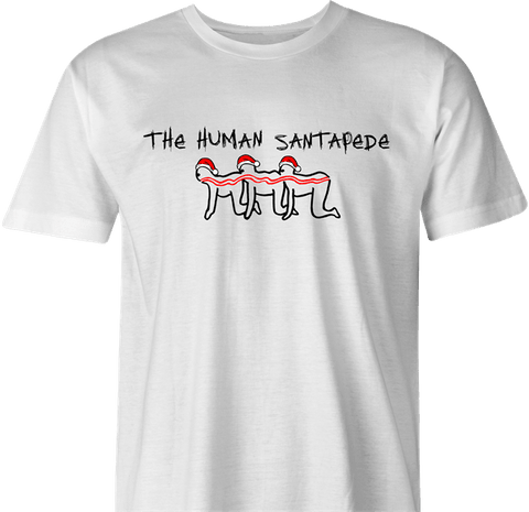 Human Centipede Parody T-Shirt - Human Santapede 