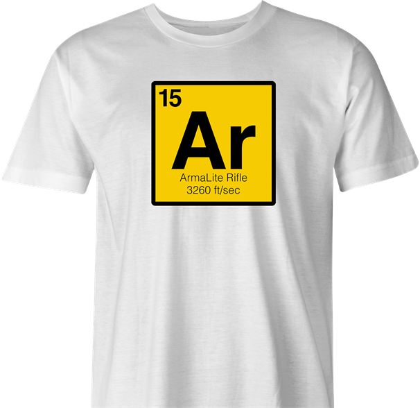 Funny AR-15 Periodic Table Of The Elements T-Shirt – Big Bad Tees