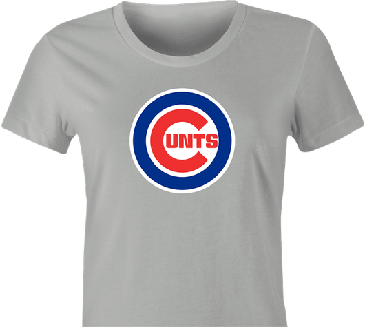 Baseballism Get Your Peanuts! Women's Warm-Up Tee - Chicago Cubs Medium