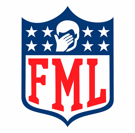 funny nfl football logos