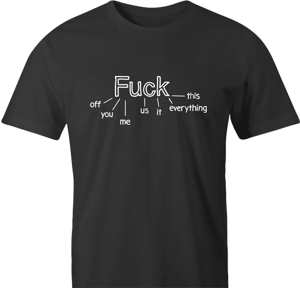 Funny Word T-Shirt | The Many Of F-ck – Big Bad Tees