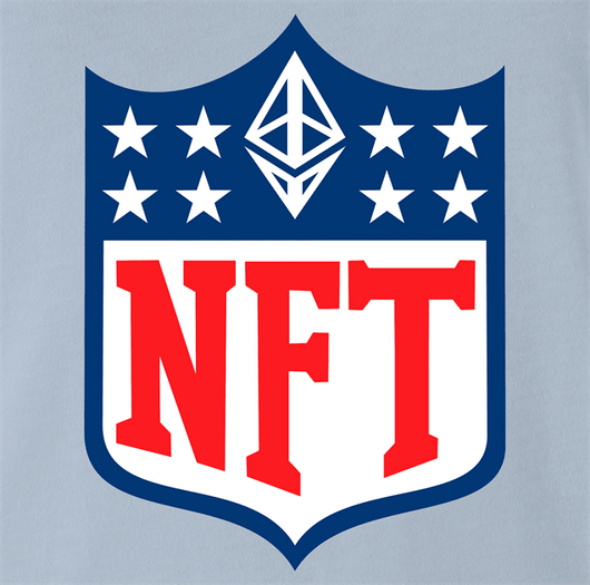 Big Bad Tees Hilarious Nft Crypto NFL Parody T-Shirt Hoodie / Ash / S