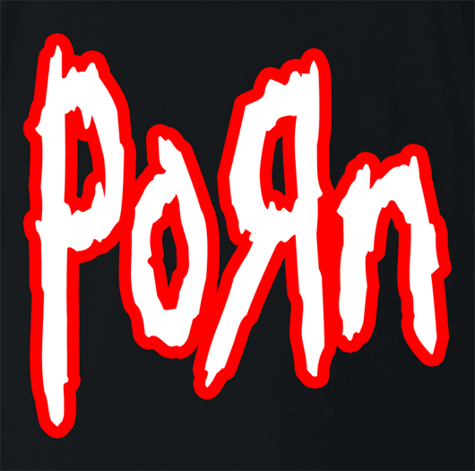 530px x 525px - Funny Korn Logo Parody T-Shirt â€“ Big Bad Tees