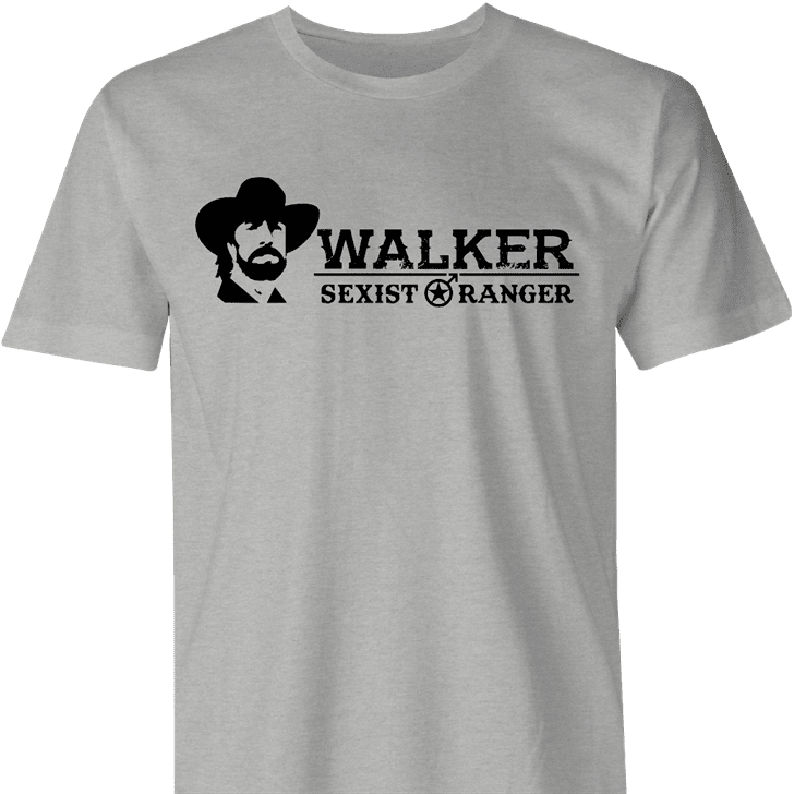 FROMJTOZTV Funny Walker Texas Ranger T-Shirt Men's Tee / White / XL