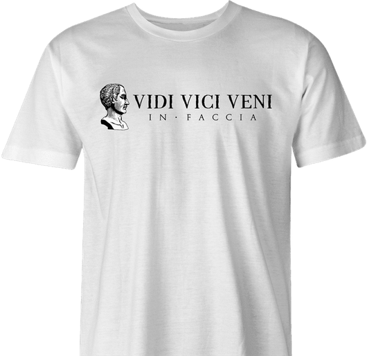  Veni Vidi Vici - Latin saying by Gaius Julius Caesar T-Shirt :  Clothing, Shoes & Jewelry