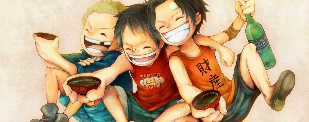 Luffy, Ace et Sabo