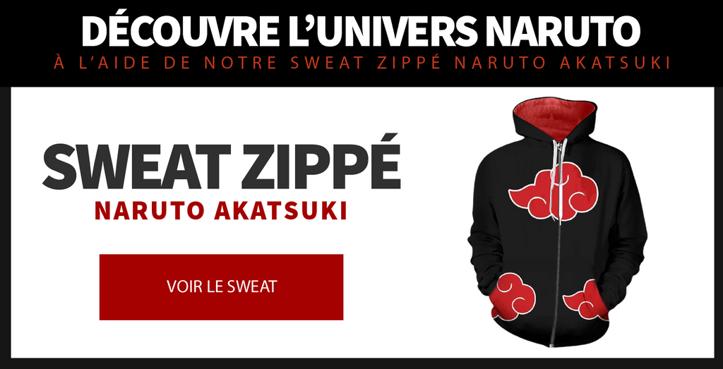 Naruto Akatsuki Zipped Sweatshirt
