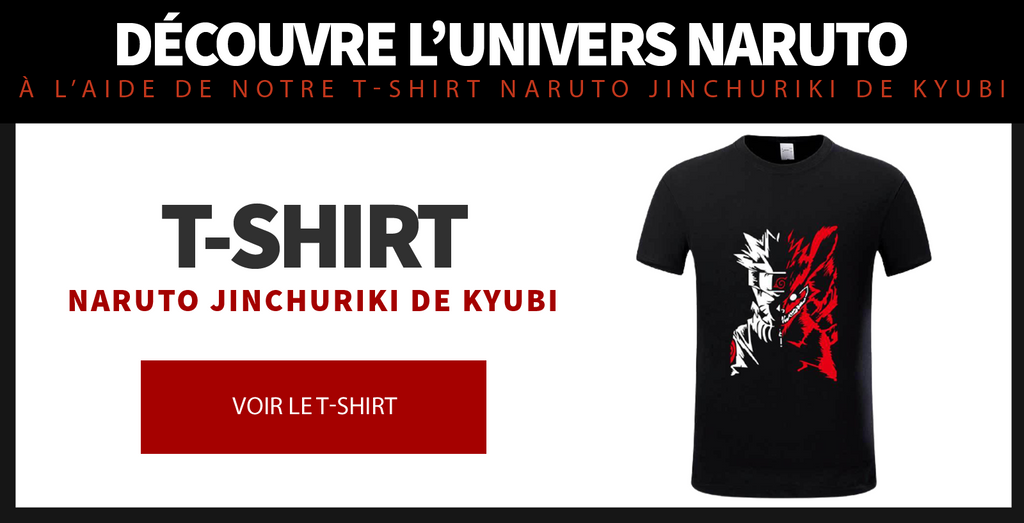 T-Shirt Naruto Jinchuriki de Kyubi
