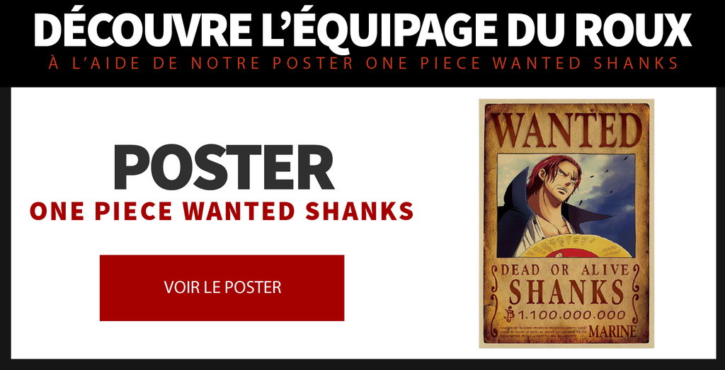 Poster One Piece Wanted Shanks