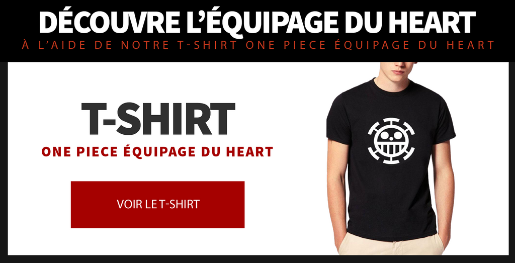 T-Shirt One piece Équipage du Heart