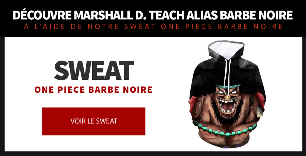 Sweat One Piece Barbe Noire
