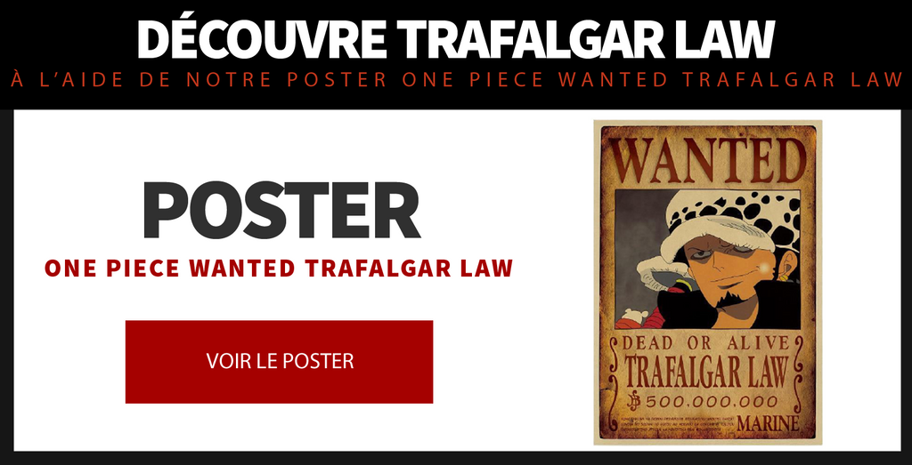 Poster One Piece Wanted Trafalgar Law