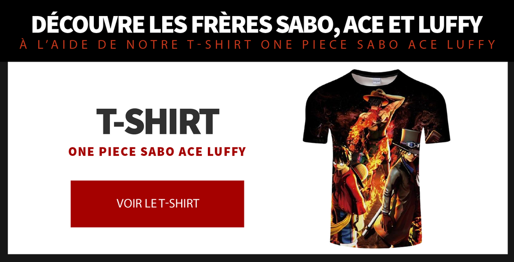 T-Shirt One Piece Sabo Ace Luffy