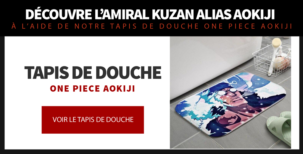 One Piece Aokiji Shower Mat