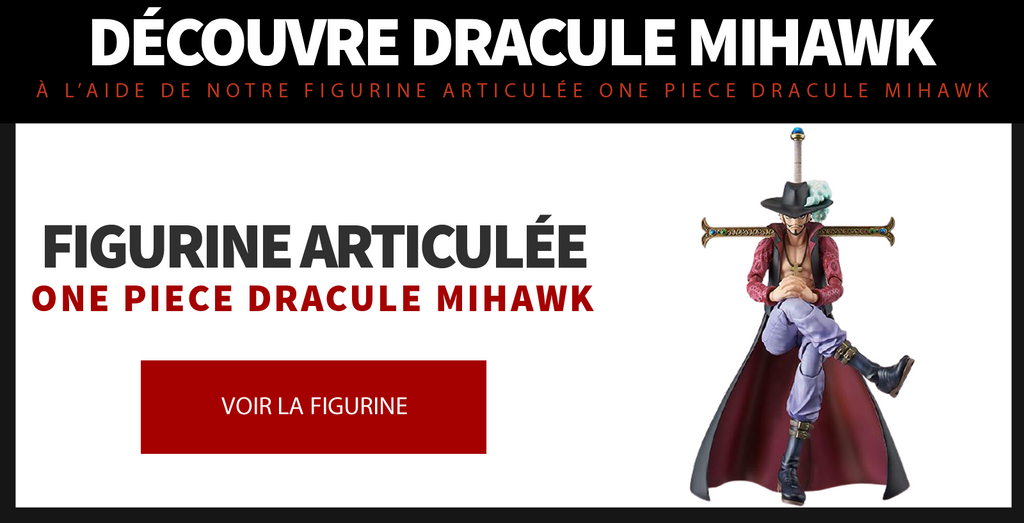 One Piece Dracule Mihawk Articulated Figure (18cm)