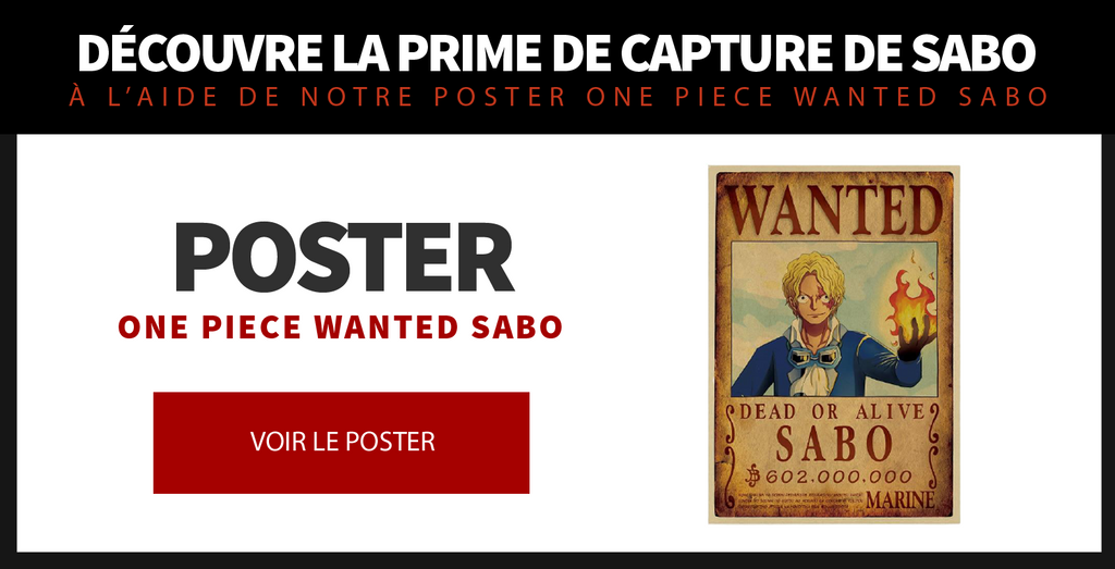 Poster One Piece Wanted Sabo