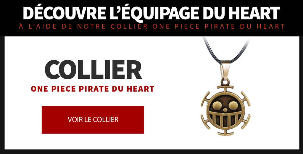 Collier One Piece Pirate du Heart