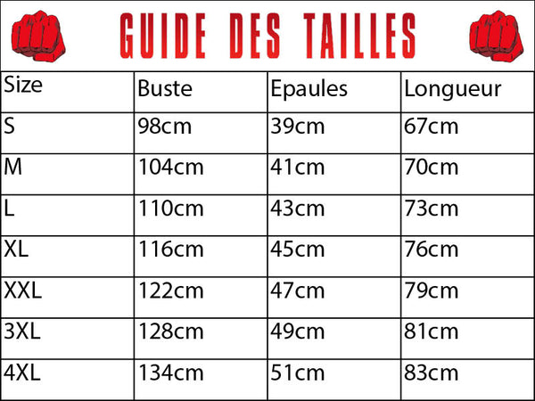 Guide des tailles