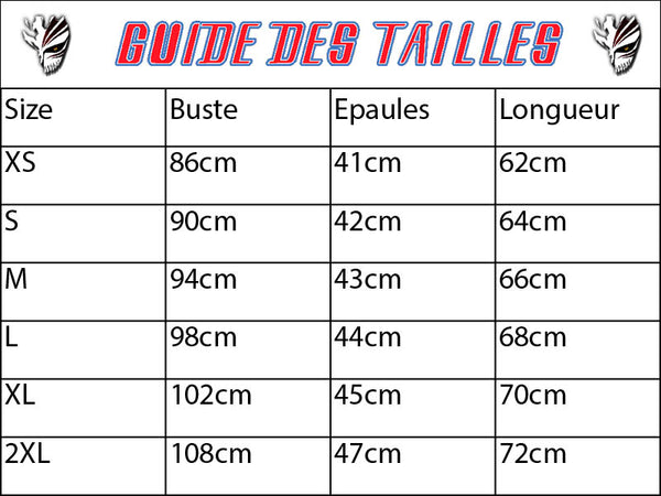 Guide des tailles