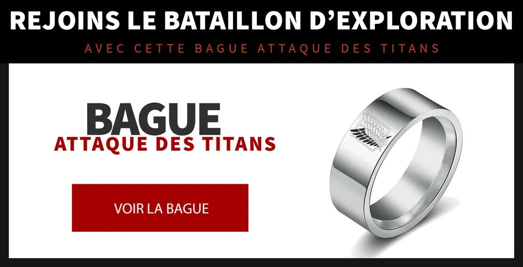 bague attaque des titans