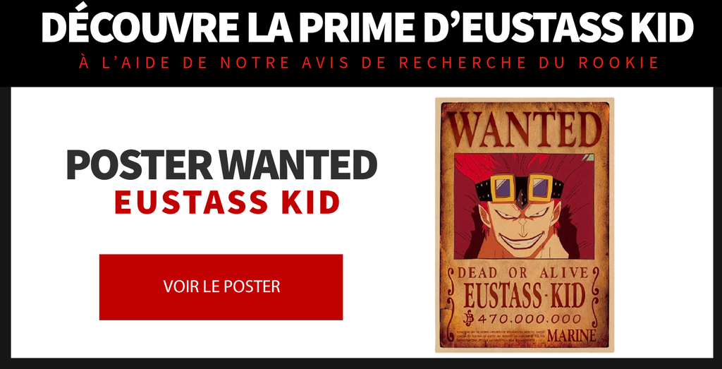 Wanted Eustass Kid Poster