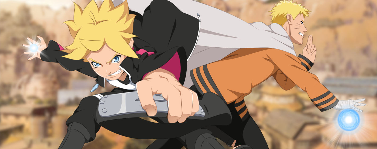 Naruto and Boruto Rasengan