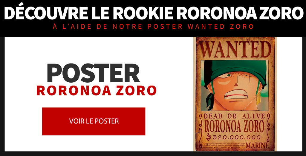 Poster Zoro Wanted