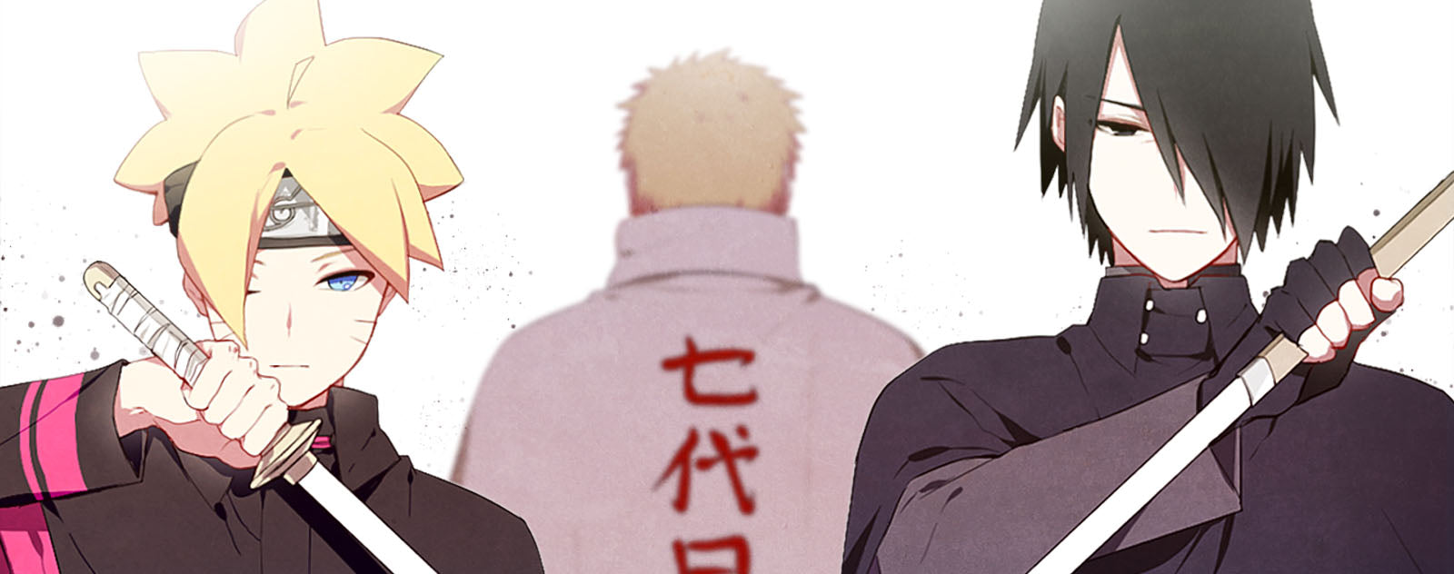 Naruto Boruto and Sasuke