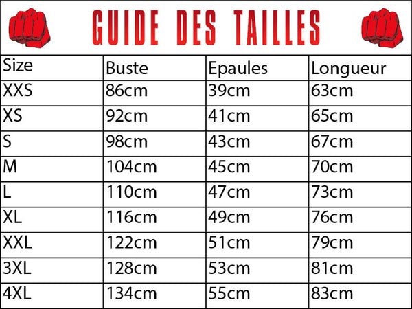 Guide des tailles