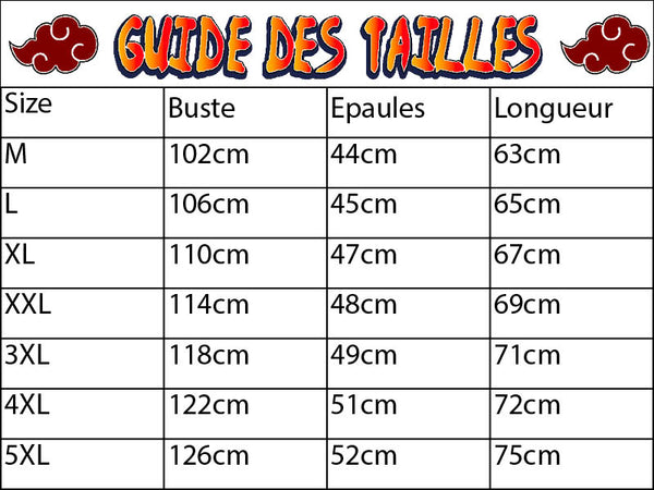 Guide des tailles