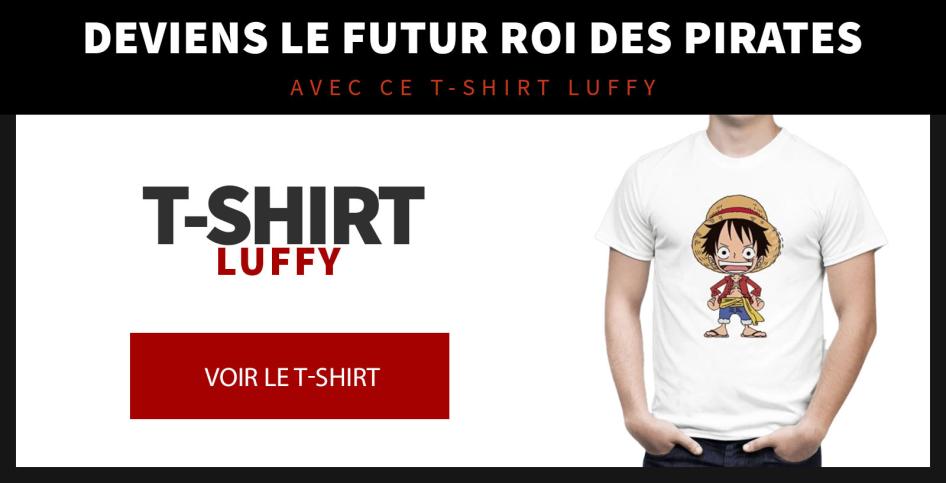 T shirt Luffy