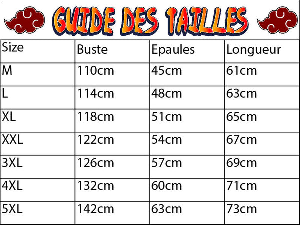 Guide des tailles