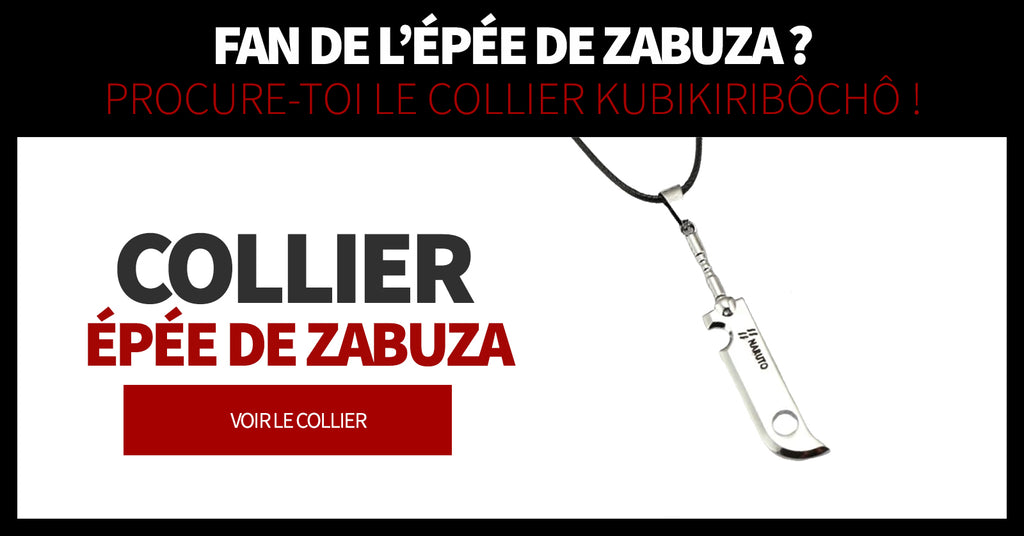 Collier Épée de Zabuza