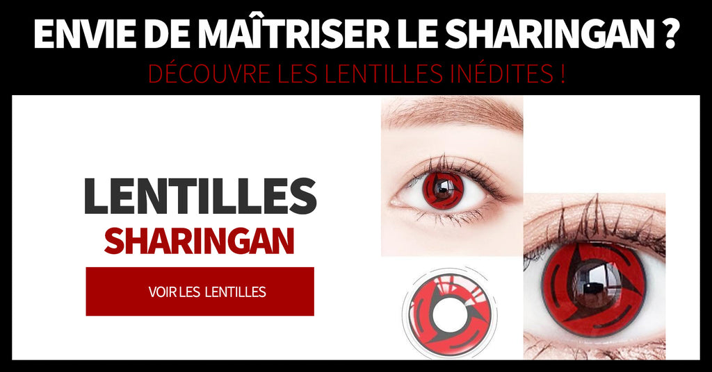 Lentilles Sharingan Itachi