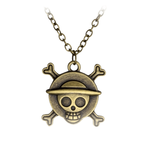 One Piece Bijou Collier Pendentif Metal Chapeau De Portgas D Ace Mugiwara Bronze Anime Manga Action Spielfiguren Vhbonline Org