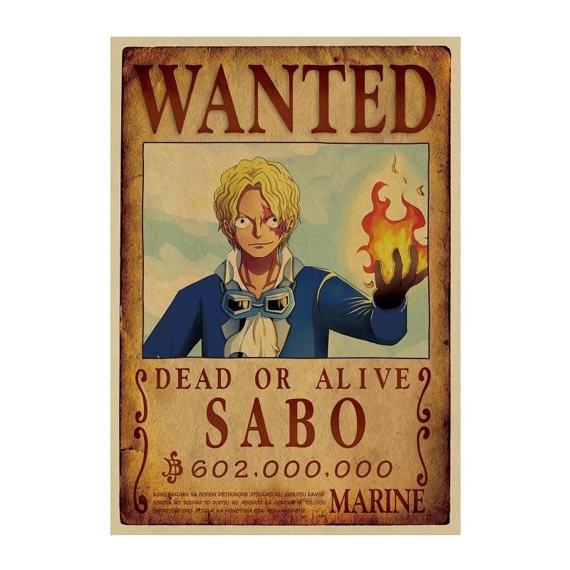 Poster Wanted Sabo One Piece Manga Zone