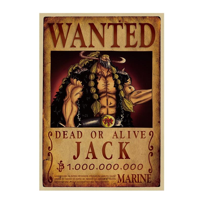 Poster Wanted Jack One Piece Manga Zone