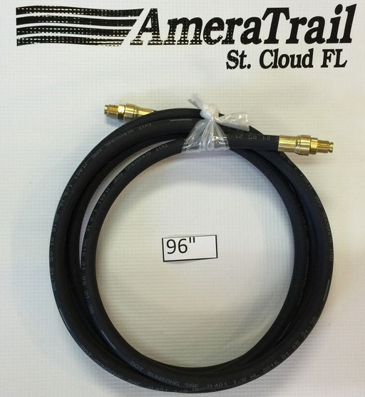 SAE J1401 1/8 Flexible Pre-Made Braided Brake Lines Hose with