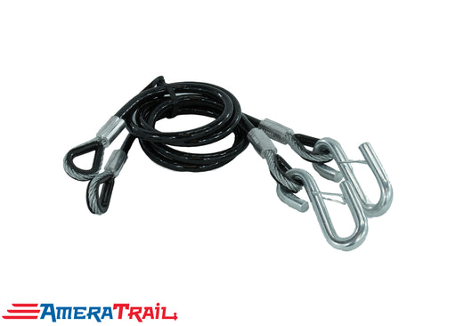 Class 4 Heavy Duty Vinyl Wrapped Cables 36 w/ Large C Hooks — AmeraTrail  Parts