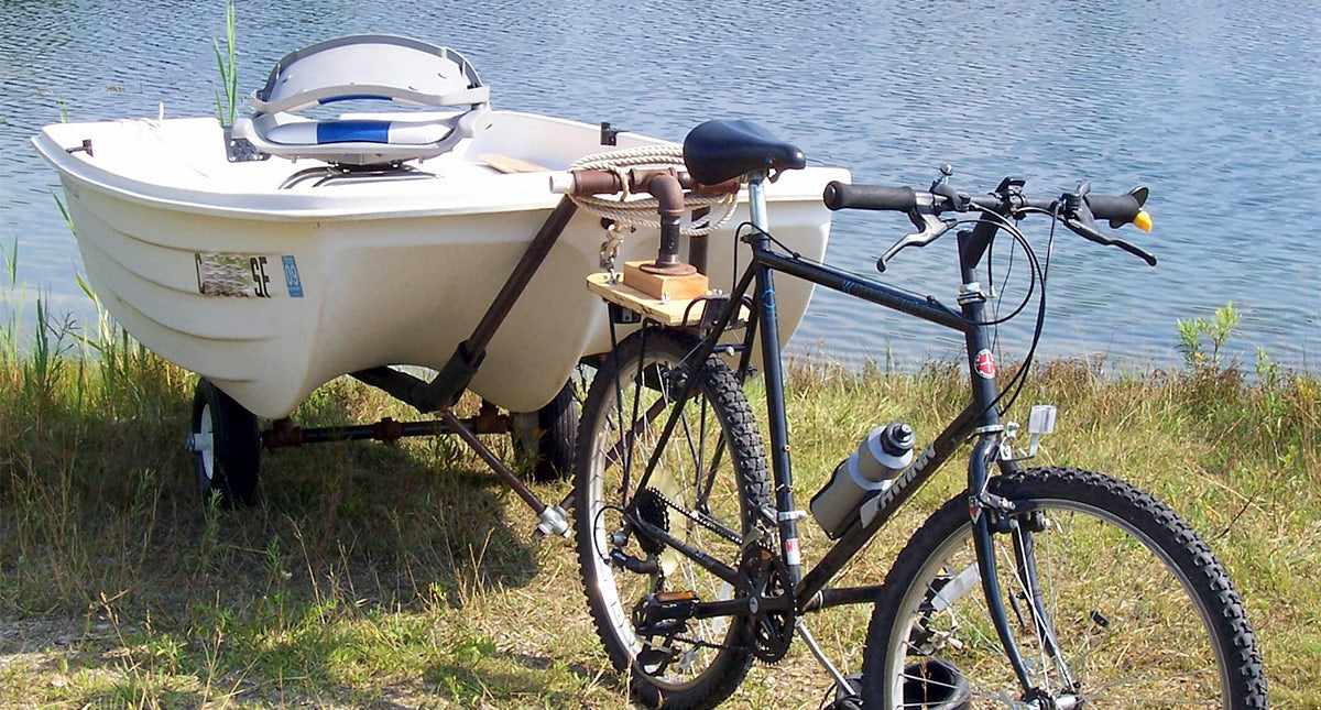 DIY boat bike trailer for big cargo