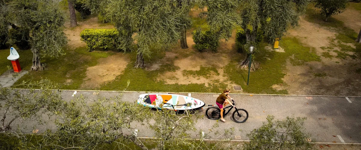 reacha Fahrradanhänger Aufbau