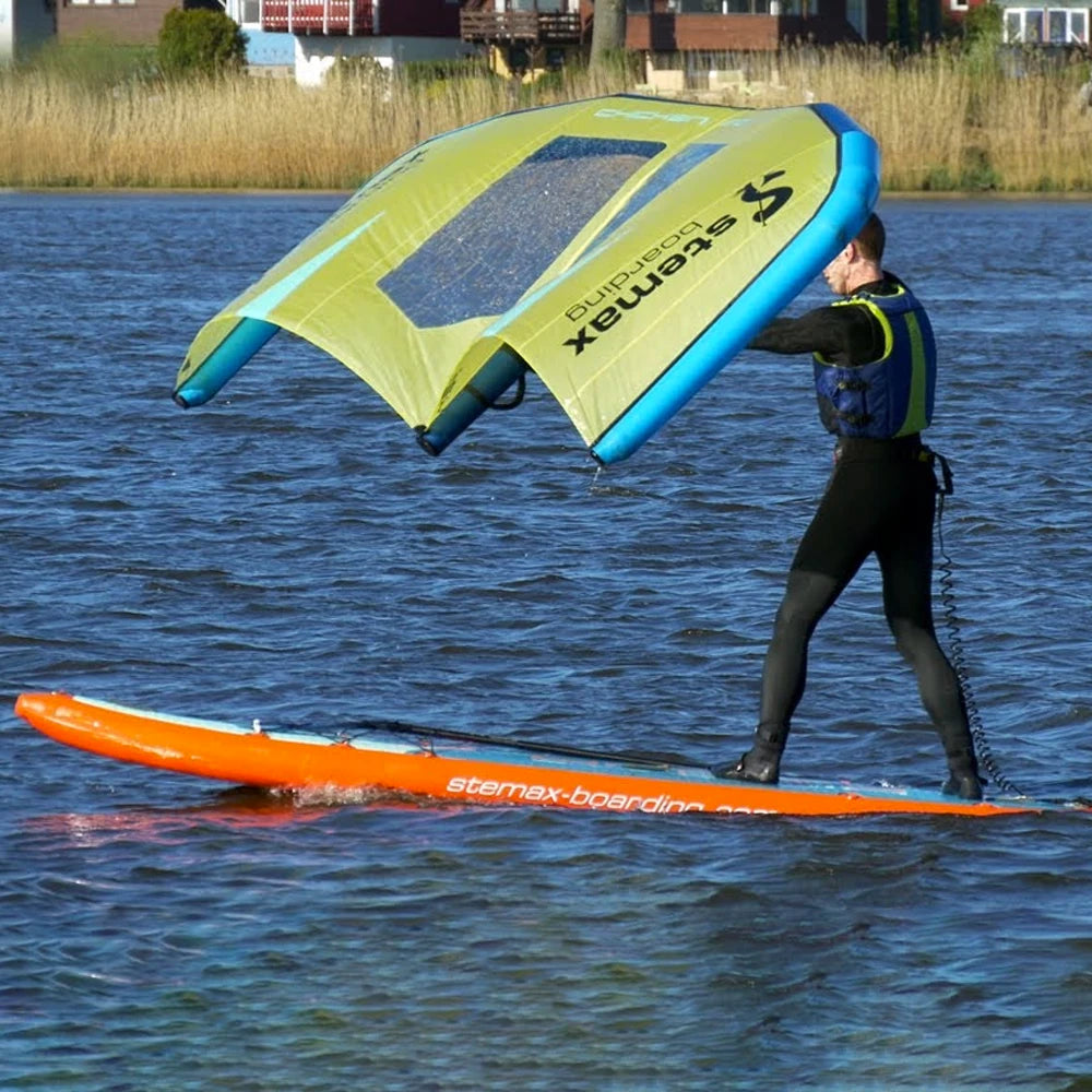 Wing SUP on the lake