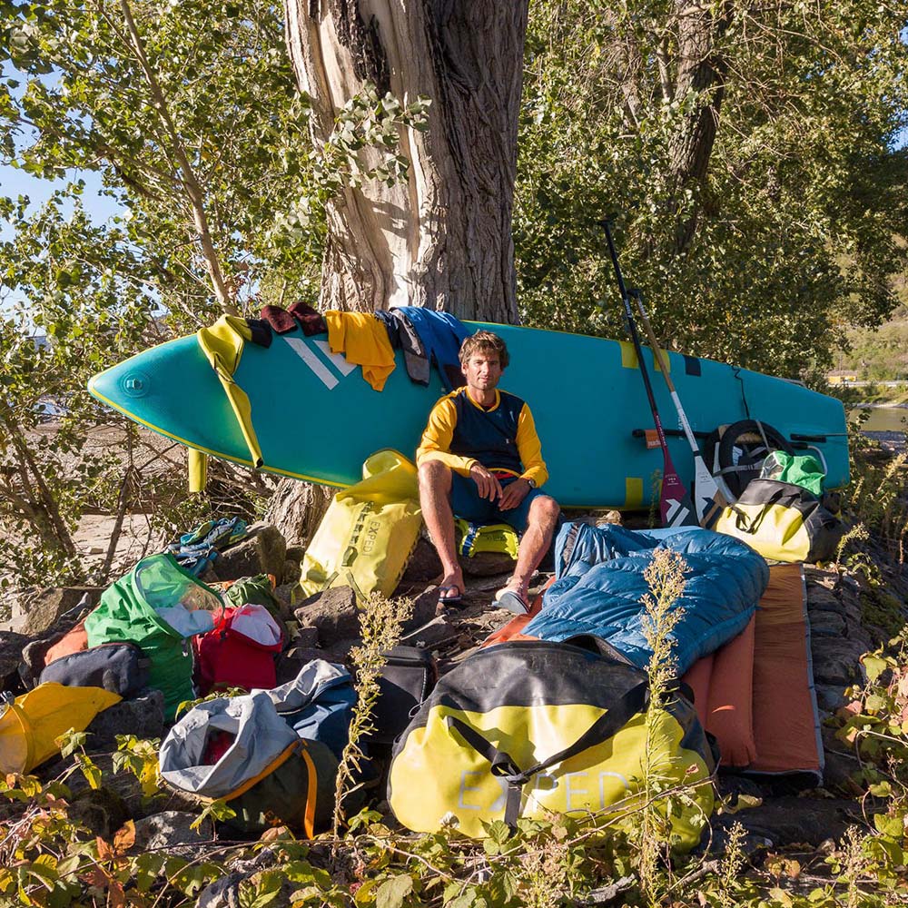 La remorque tente pour camper à vélo !